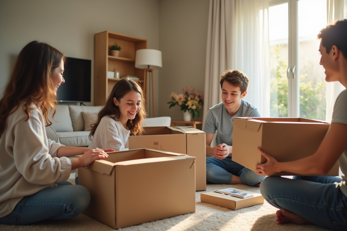 cartons déménagement